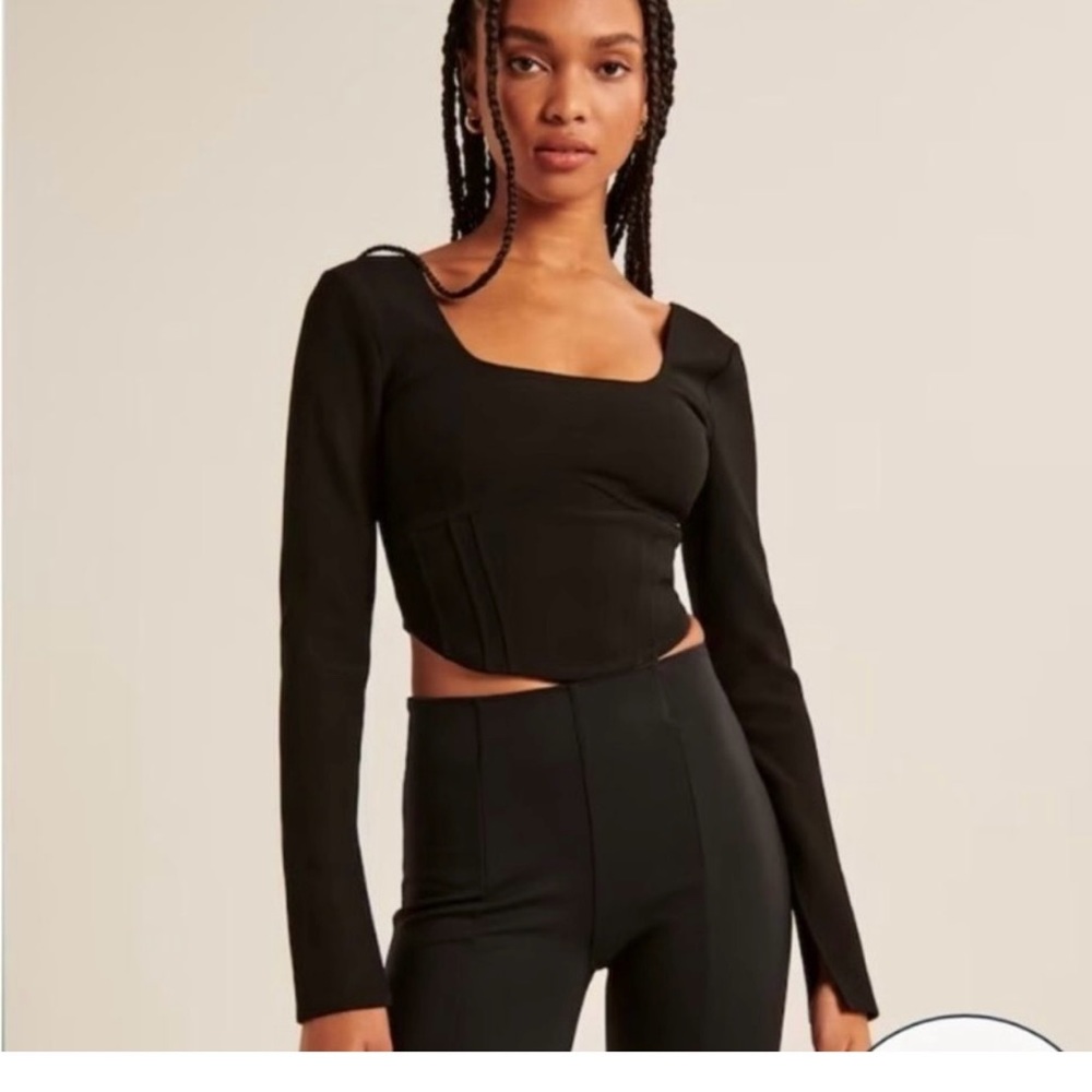 Crop corset top from Abercrombie